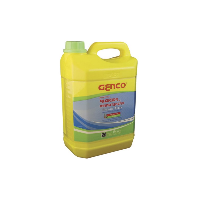 Algicida de Manutenção Genco 5 Litros Previne Algas Piscina Verde Algicida de Manutenção Genco 5 Litros Previne Algas Piscina Verde