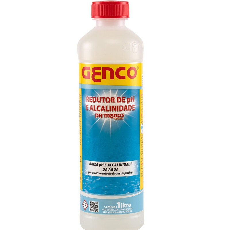 Ph- Menos Liquido Redutor de Ph e Alcalinidade Genco 1lt Ph- Menos Liquido Redutor de Ph e Alcalinidade Genco 1lt