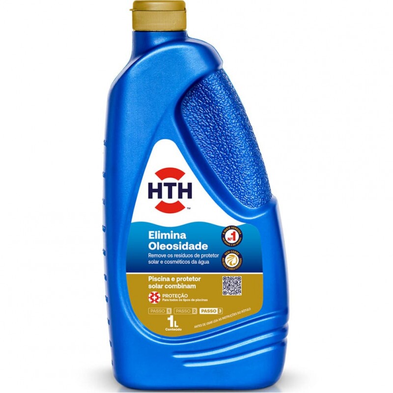 Hth Elimina Oleosidade para Piscinas 1lt Hth Elimina Oleosidade para Piscinas 1lt
